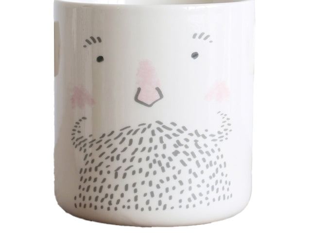 Vista de Taza hombre