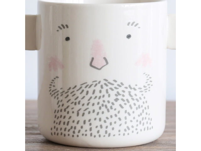 Vista de Taza hombre