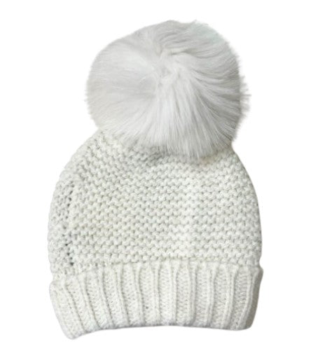 Vista de Gorro Fur crema