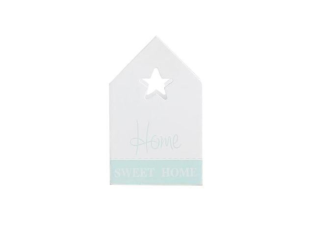 Porta lápices estrella Home madera color menta