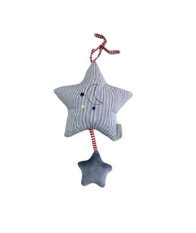 Vista de Móvil estrella cascabel rayas azul
