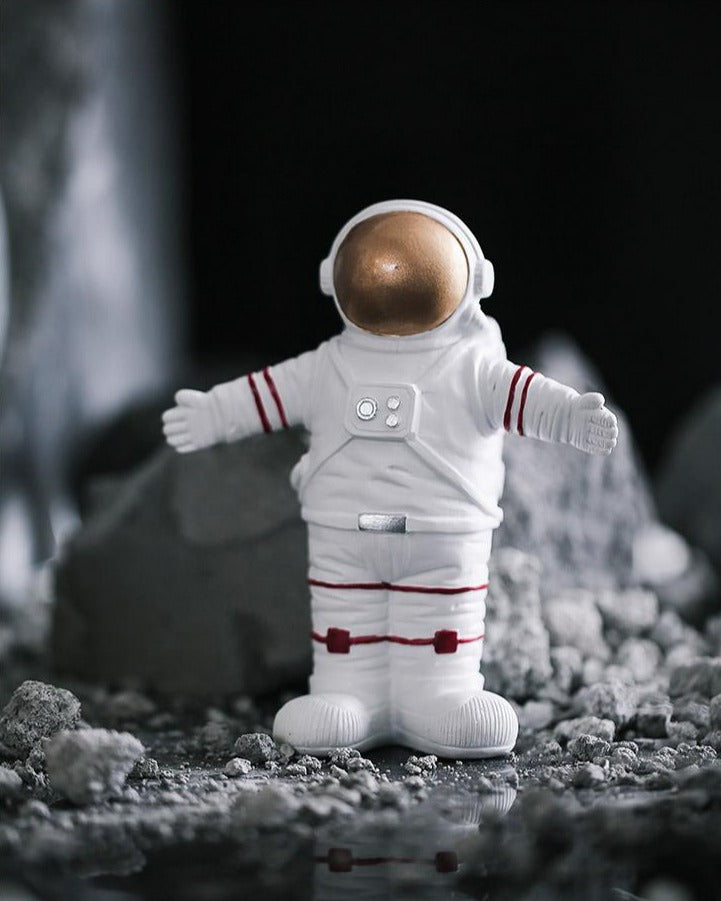 Vista de Astronauta abrazo