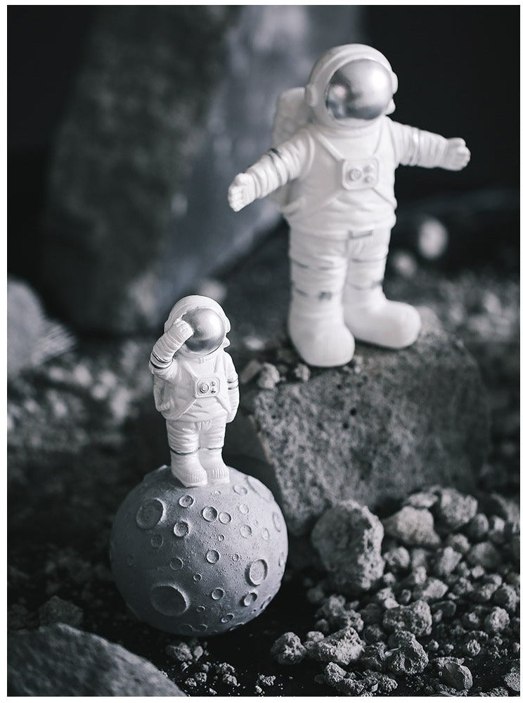 Vista de Astronauta abrazo