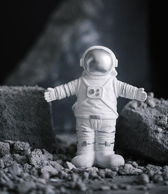 Vista de Astronauta abrazo