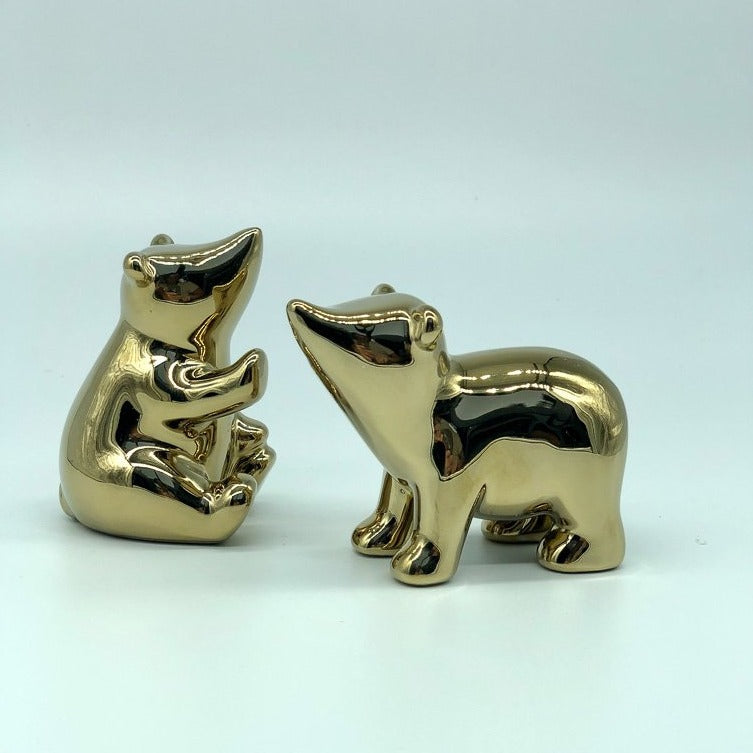 Vista de Pareja de osos Gold