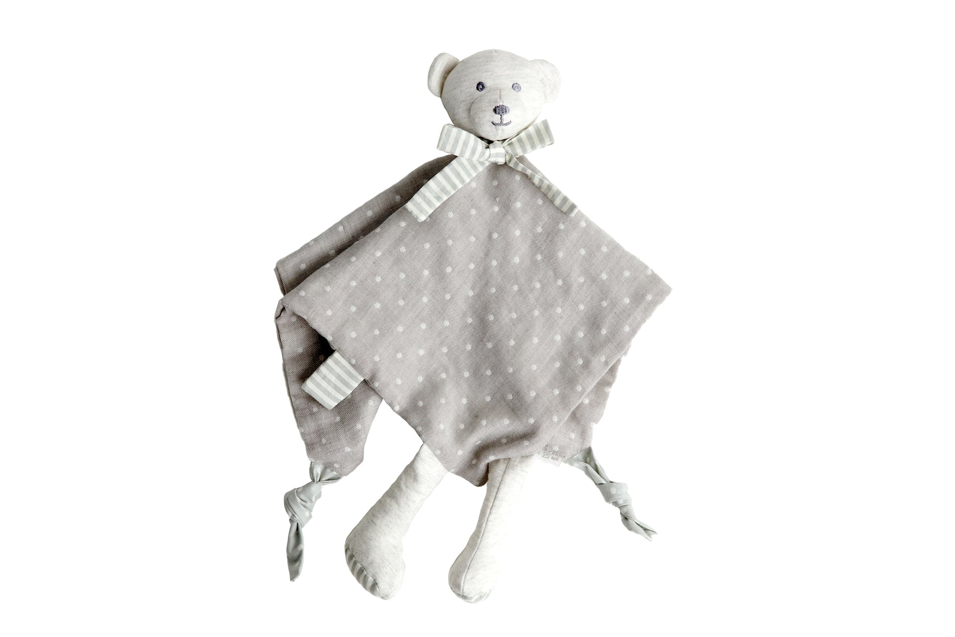 Tuto con oso gris lino y patitas